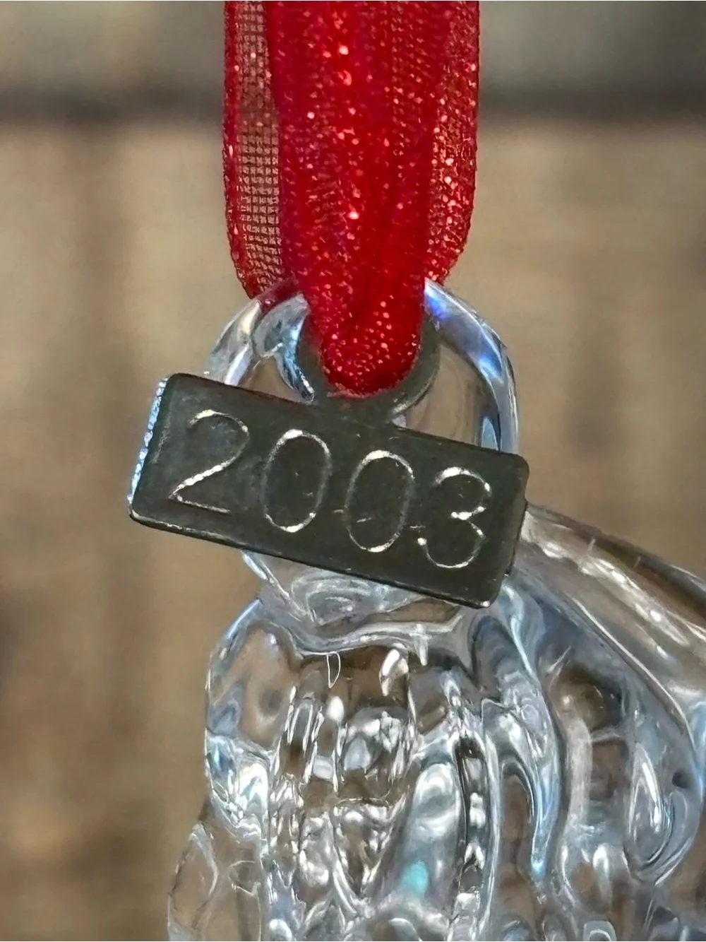 Waterford Crystal 12 Days of Christmas Ornament 9 Ladies Dancing 2003 W/Box